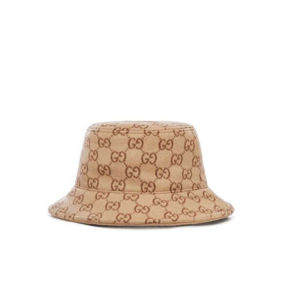 Gucci Women Gg Jacquard Wool Bob Hat - Picture 1 of 2